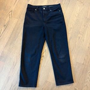 Banana Republic Black Straight-Leg Jeans